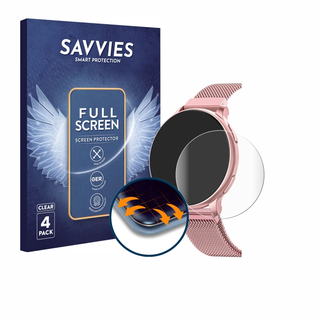 Parte frontale di una confezione del prodotto con il logo del marchio Savvies. Accanto è raffigurato il dispositivo Banlvs Sma