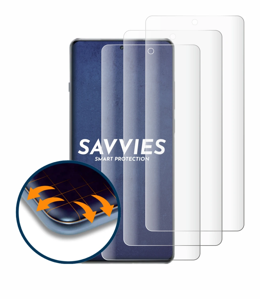 Immagine del dispositivo OnePlus 13R con un'ampia varietà di protezioni per lo schermo.