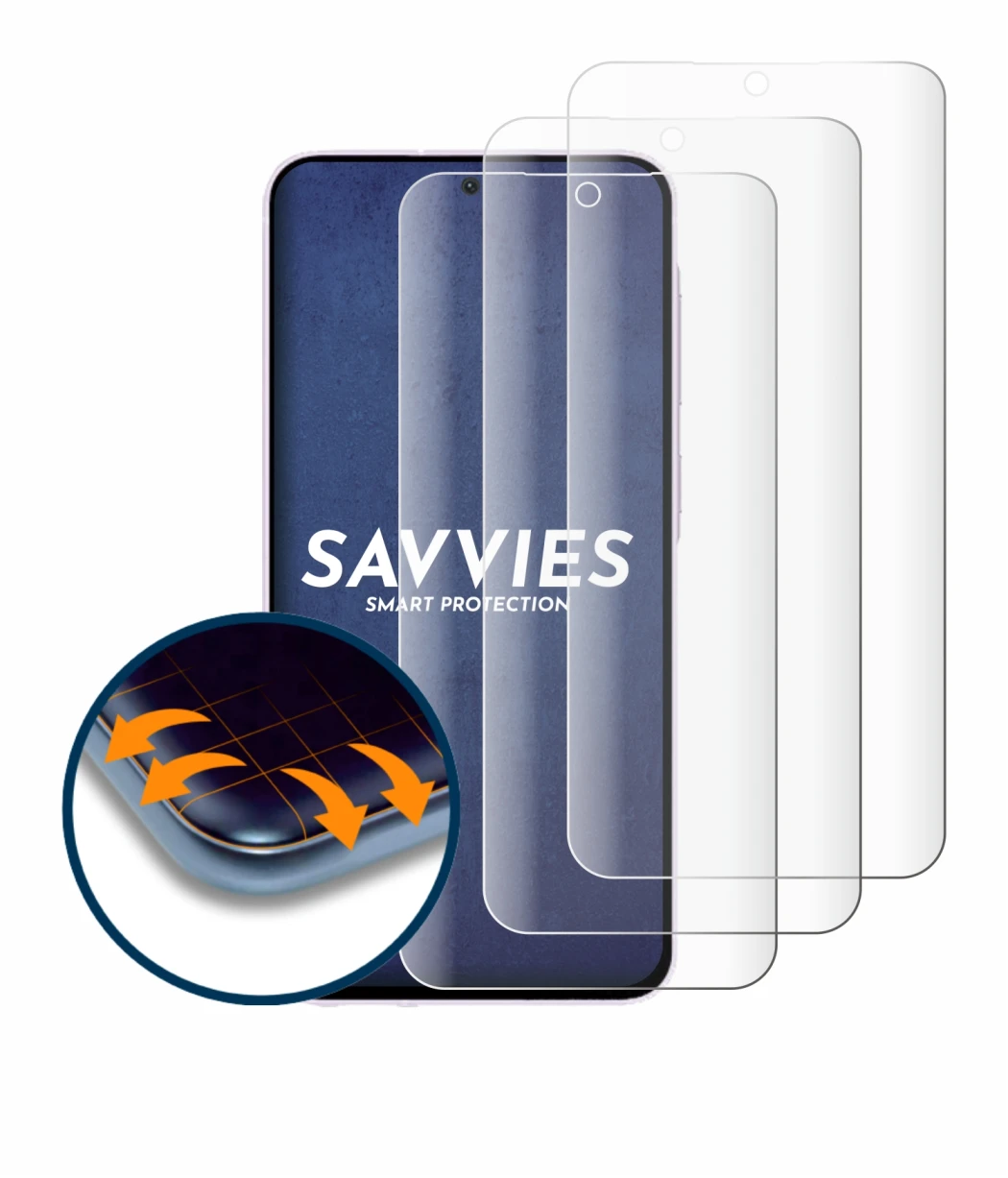 Immagine del dispositivo Samsung Galaxy A56 5G (case-friendly) con un'ampia varietà di protezioni per lo schermo.