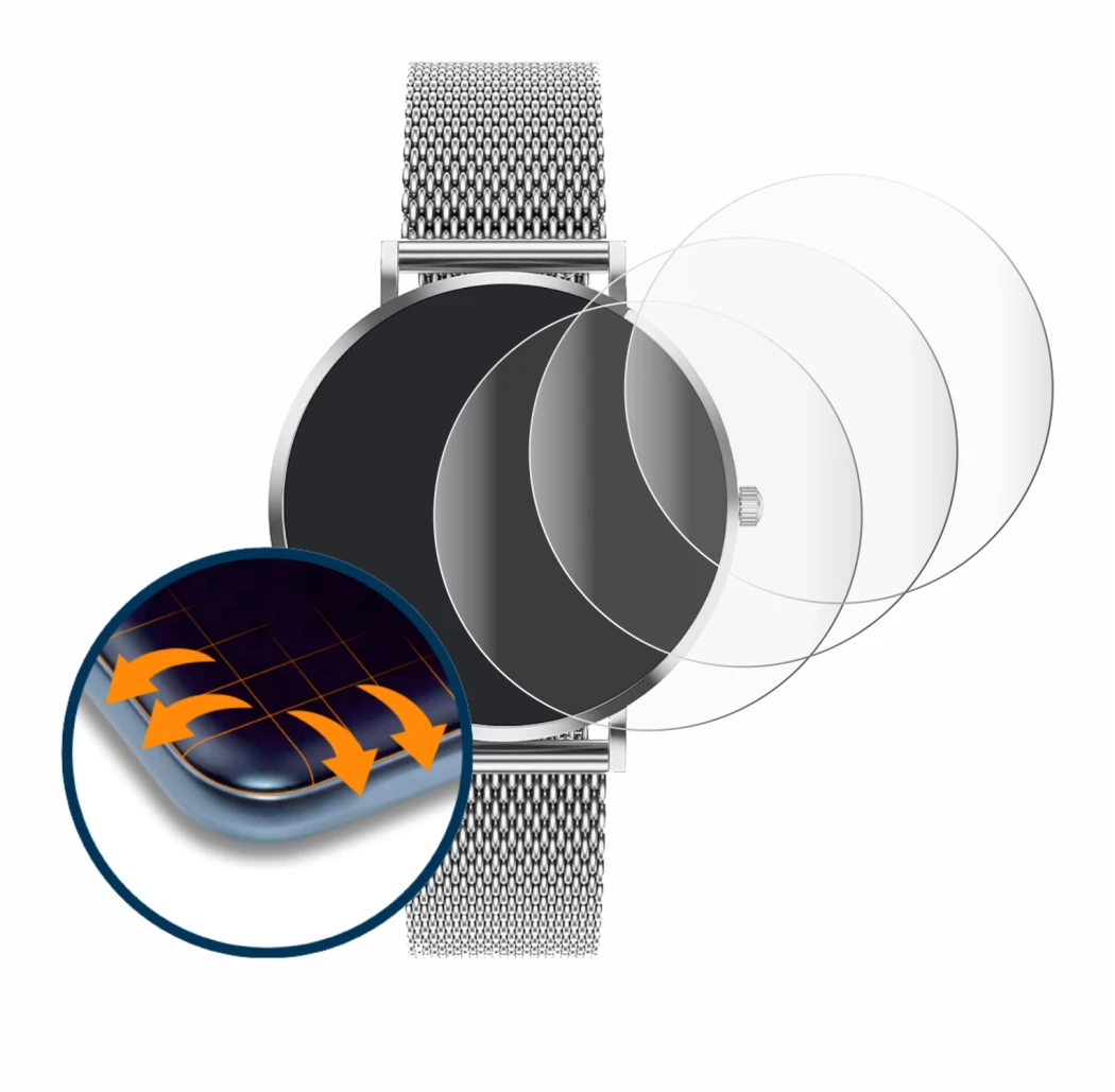 Immagine del dispositivo Pireware Amory 5 Mini con un'ampia varietà di protezioni per lo schermo.