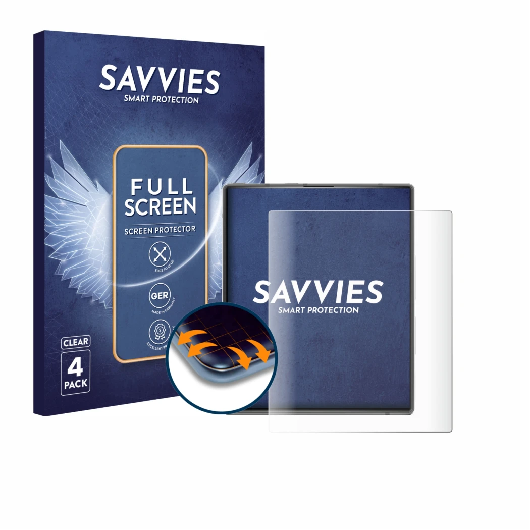 Parte frontale di una confezione del prodotto con il logo del marchio Savvies. Accanto è raffigurato il dispositivo Ikko MindO