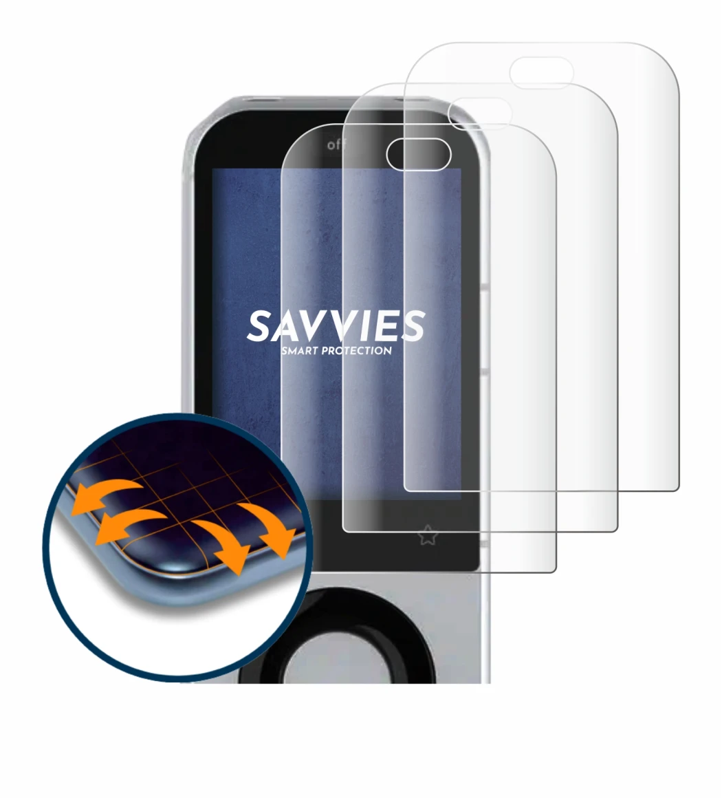 Immagine del dispositivo Sofabaton X2 con un'ampia varietà di protezioni per lo schermo.