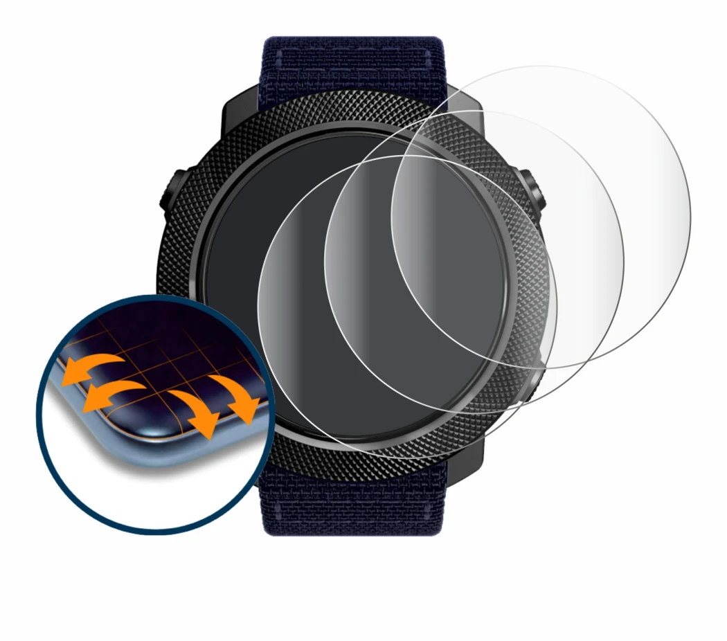 Immagine del dispositivo North Edge Apache 3 con un'ampia varietà di protezioni per lo schermo.