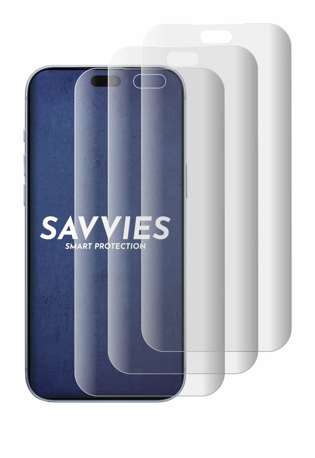 Immagine del dispositivo Apple iPhone 18 Pro Max con un'ampia varietà di protezioni per lo schermo.