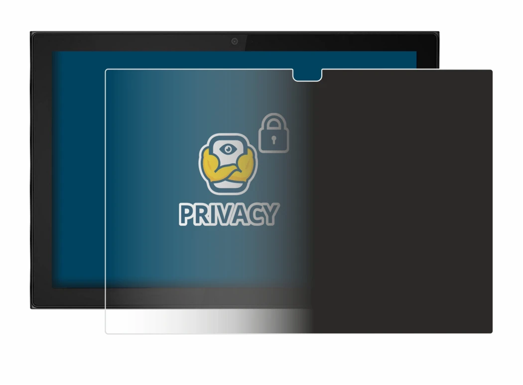 Immagine del dispositivo Lenovo IdeaPad Duet 3i (in formato orizzontale) con un'ampia varietà di protezioni per lo schermo.