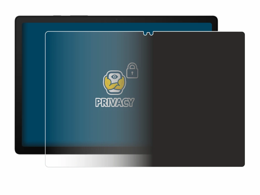 Immagine del dispositivo Samsung Galaxy Tab A8 WiFi con un'ampia varietà di protezioni per lo schermo.
