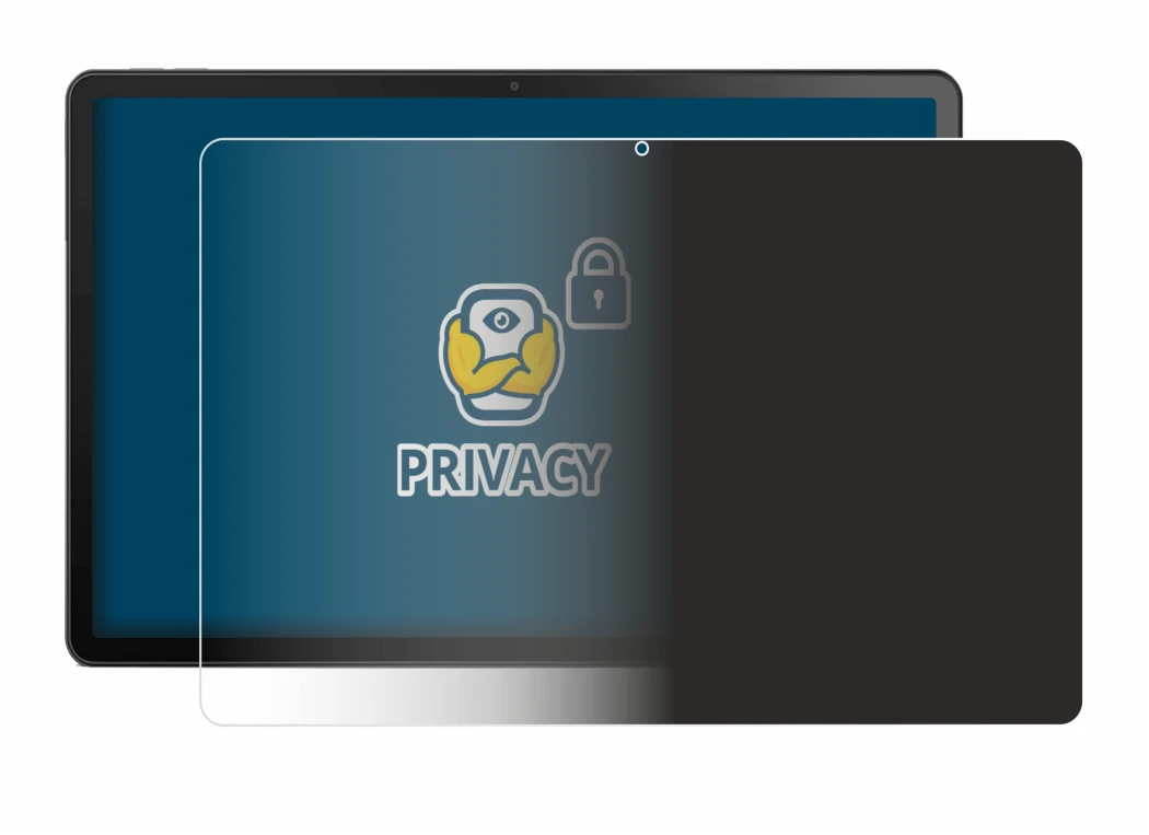 Immagine del dispositivo Lenovo Tab M10 Plus (3a Gen.) con un'ampia varietà di protezioni per lo schermo.