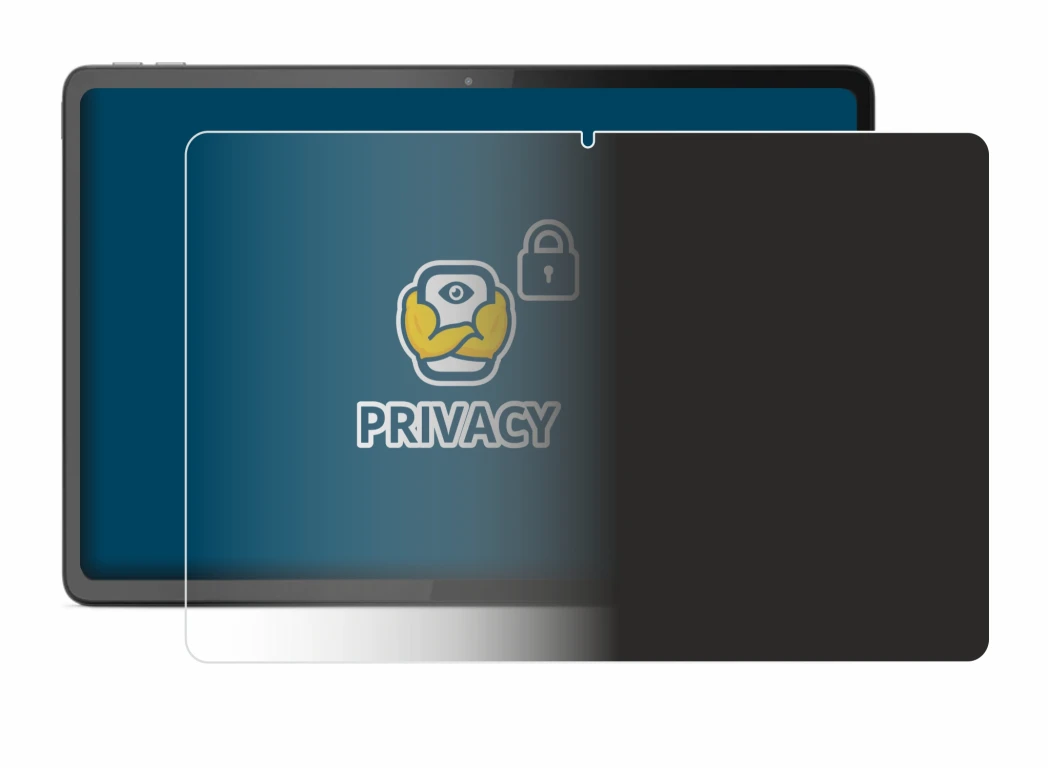 Immagine del dispositivo Lenovo Tab P11 Gen 2 con un'ampia varietà di protezioni per lo schermo.