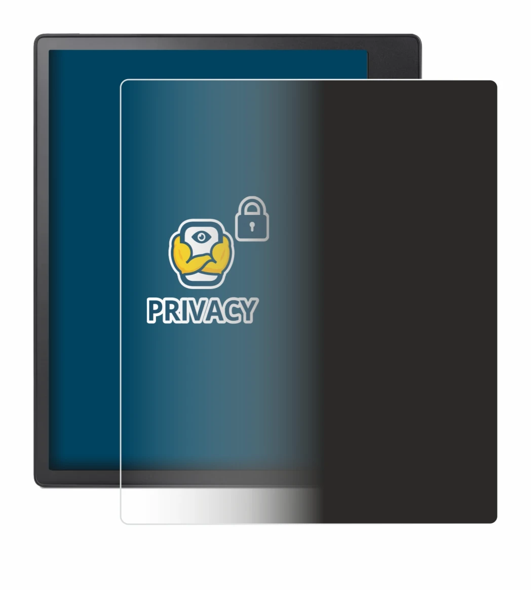 Immagine del dispositivo Kobo Elipsa 2E con un'ampia varietà di protezioni per lo schermo.