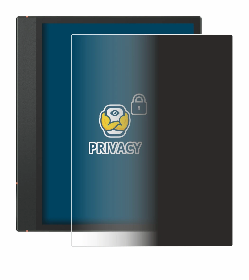 Immagine del dispositivo Boox Note Air 3 con un'ampia varietà di protezioni per lo schermo.