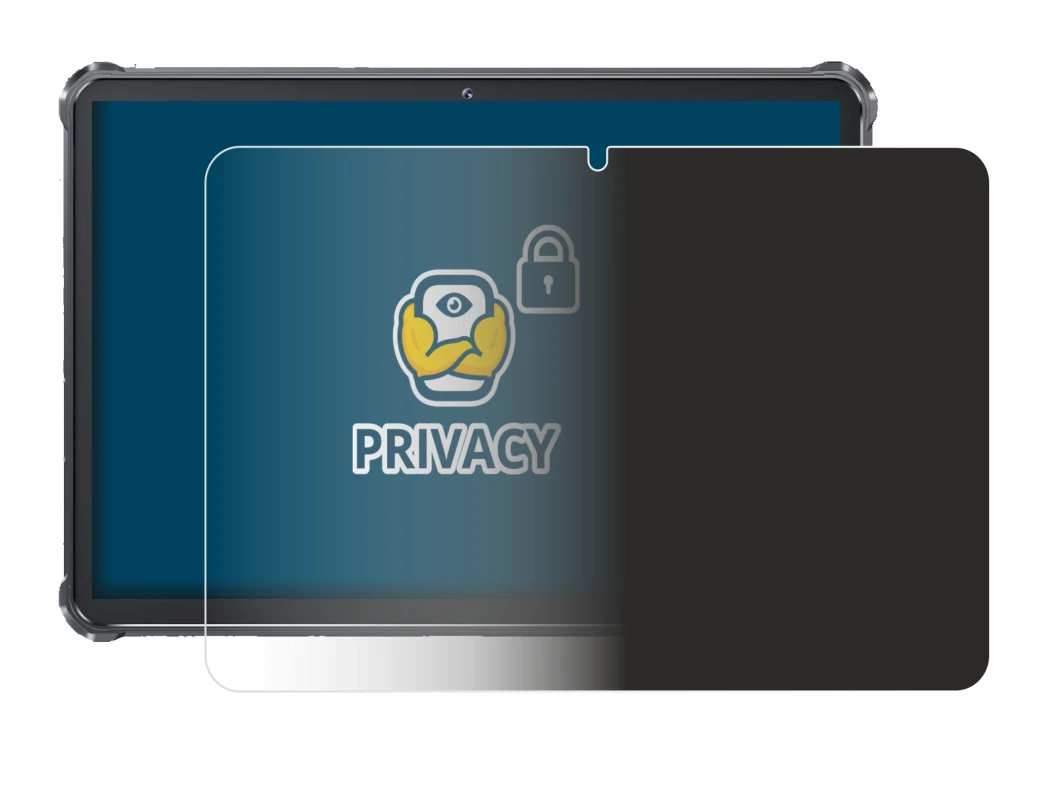 Immagine del dispositivo Oukitel RT8 con un'ampia varietà di protezioni per lo schermo.