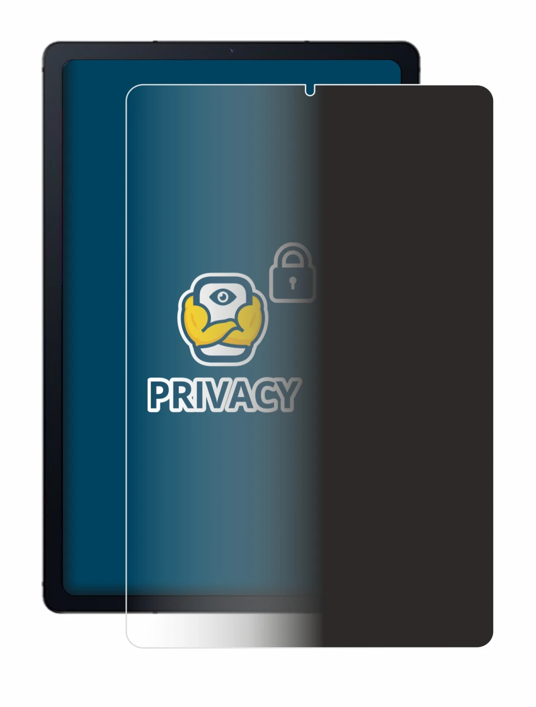 Immagine del dispositivo Samsung Galaxy Tab S6 Lite WiFi 2024 con un'ampia varietà di protezioni per lo schermo.