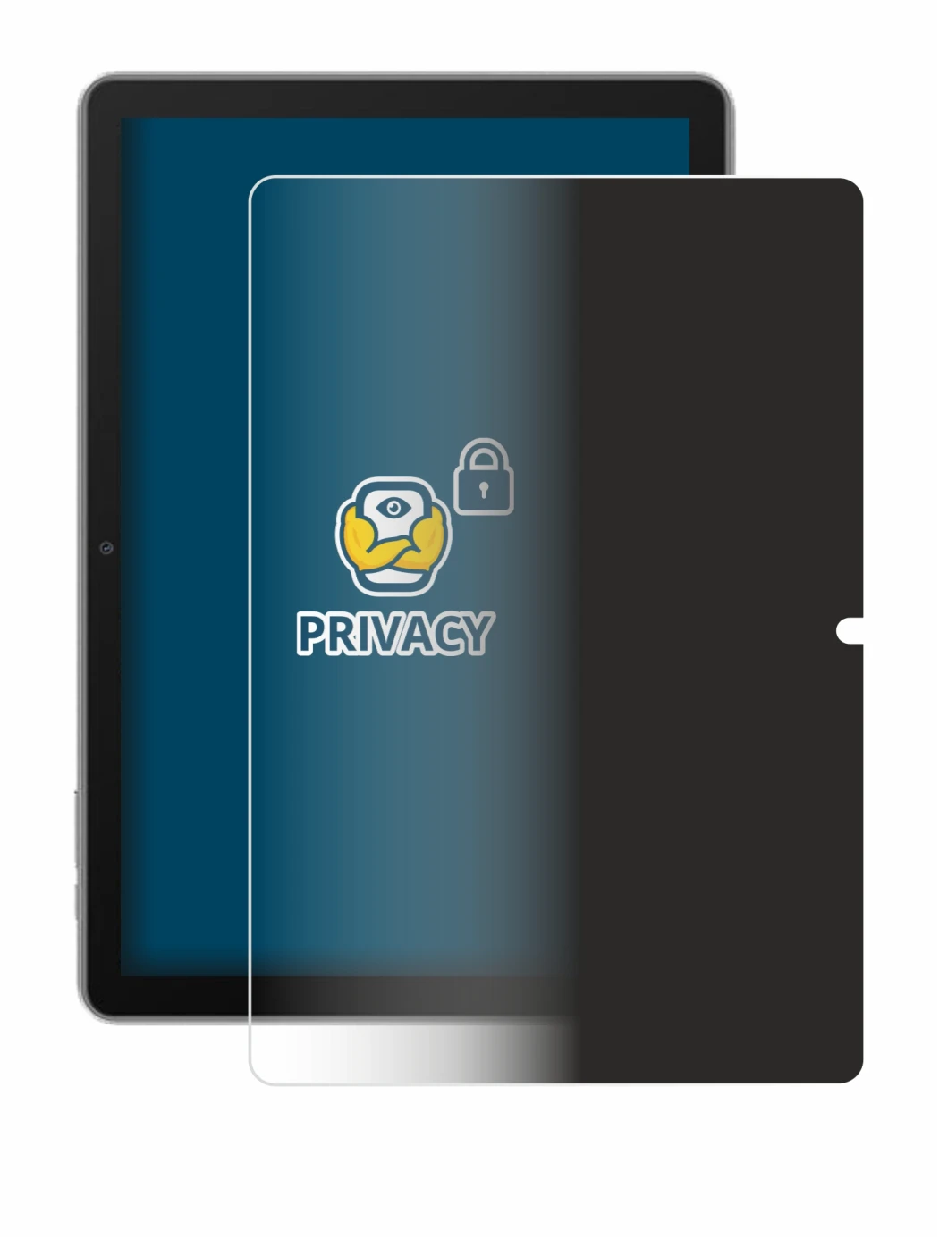 Immagine del dispositivo Blackview Tab 70 con un'ampia varietà di protezioni per lo schermo.