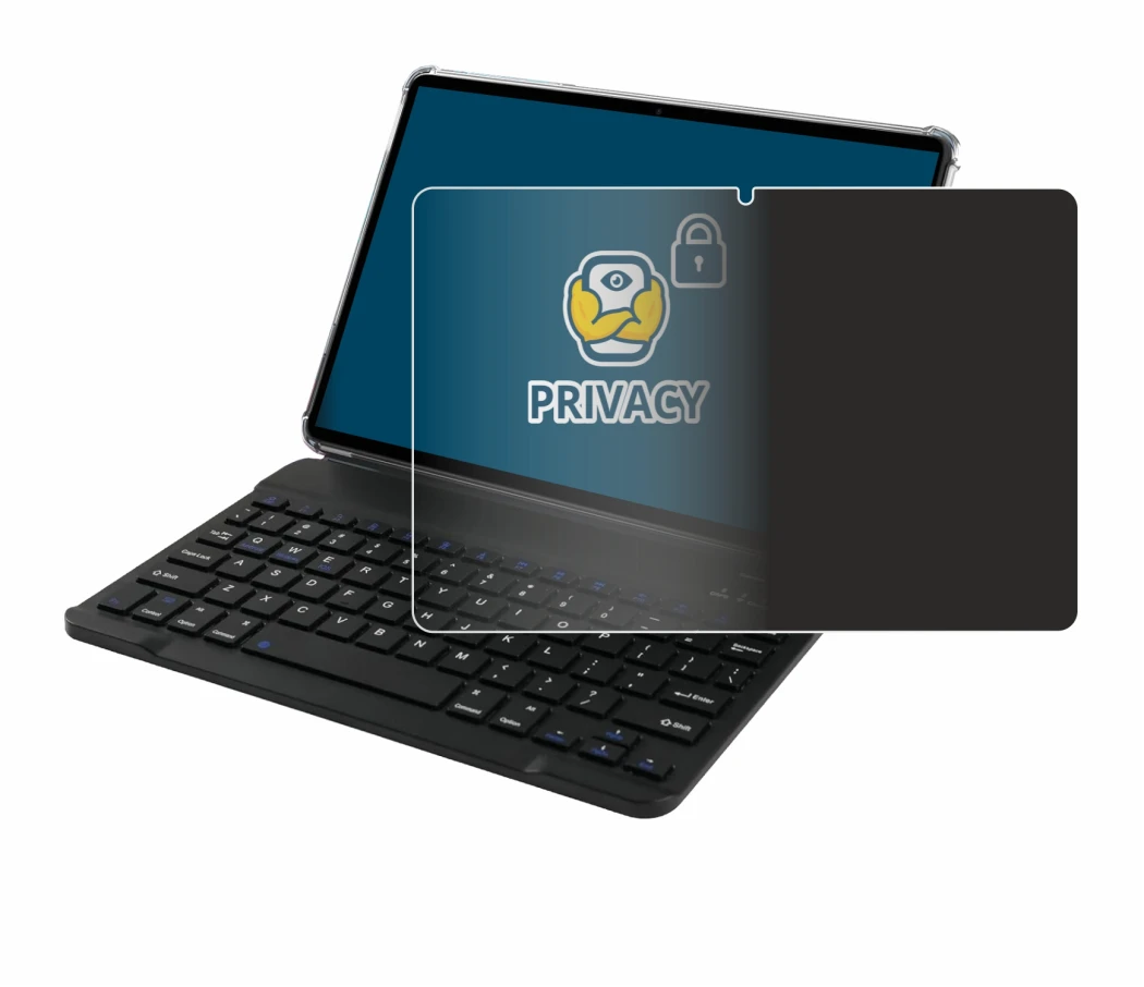 Immagine del dispositivo Tabwee T90 con un'ampia varietà di protezioni per lo schermo.