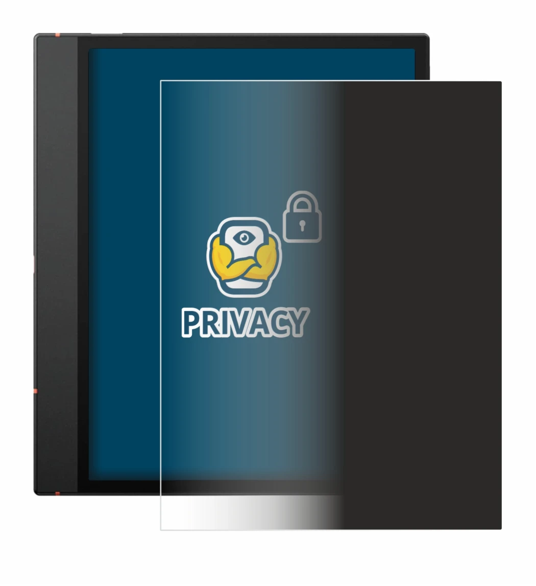 Immagine del dispositivo Boox Note Air 5 C con un'ampia varietà di protezioni per lo schermo.