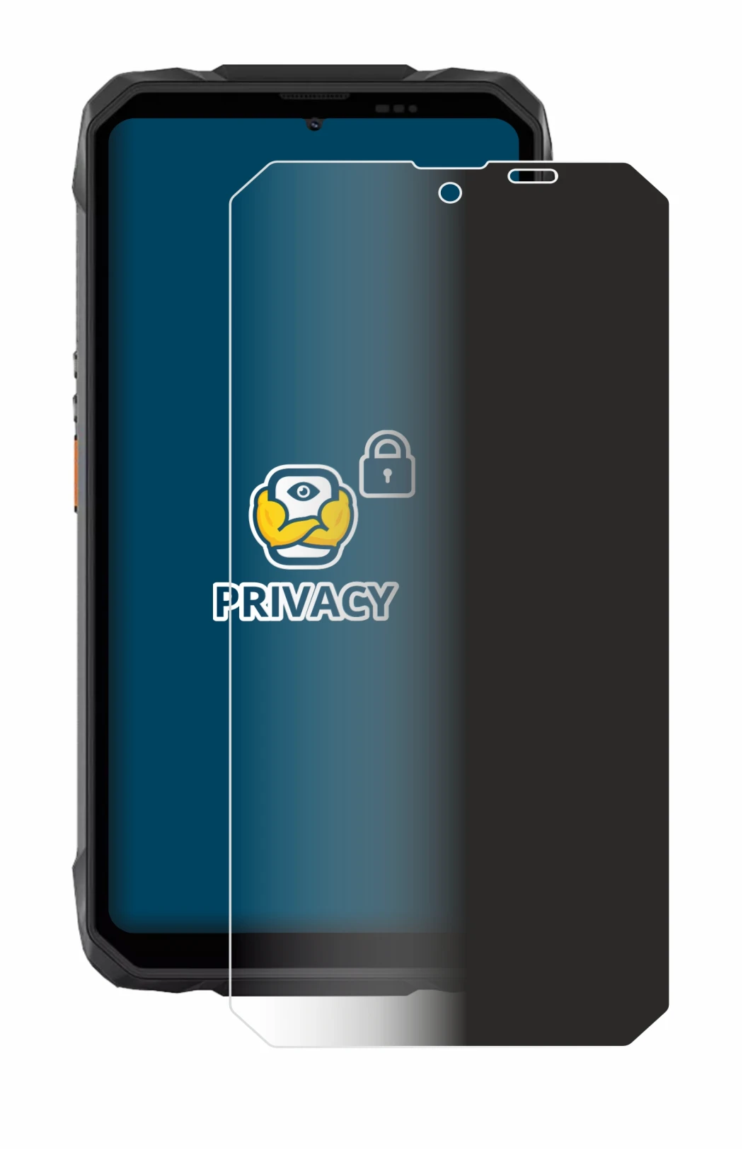 Immagine del dispositivo Blackview Rock 1 con un'ampia varietà di protezioni per lo schermo.