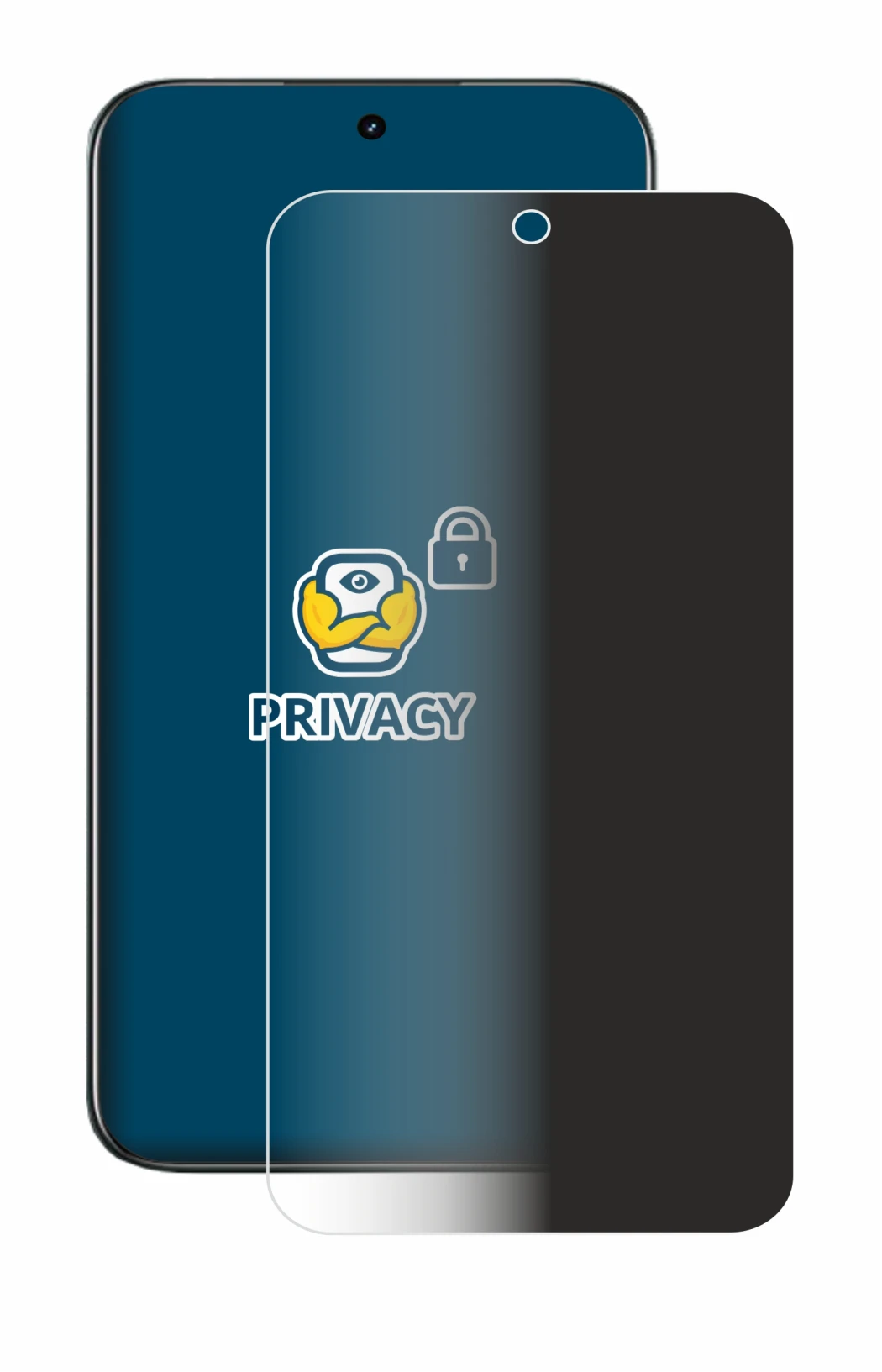 Immagine del dispositivo realme C85 4G con un'ampia varietà di protezioni per lo schermo.