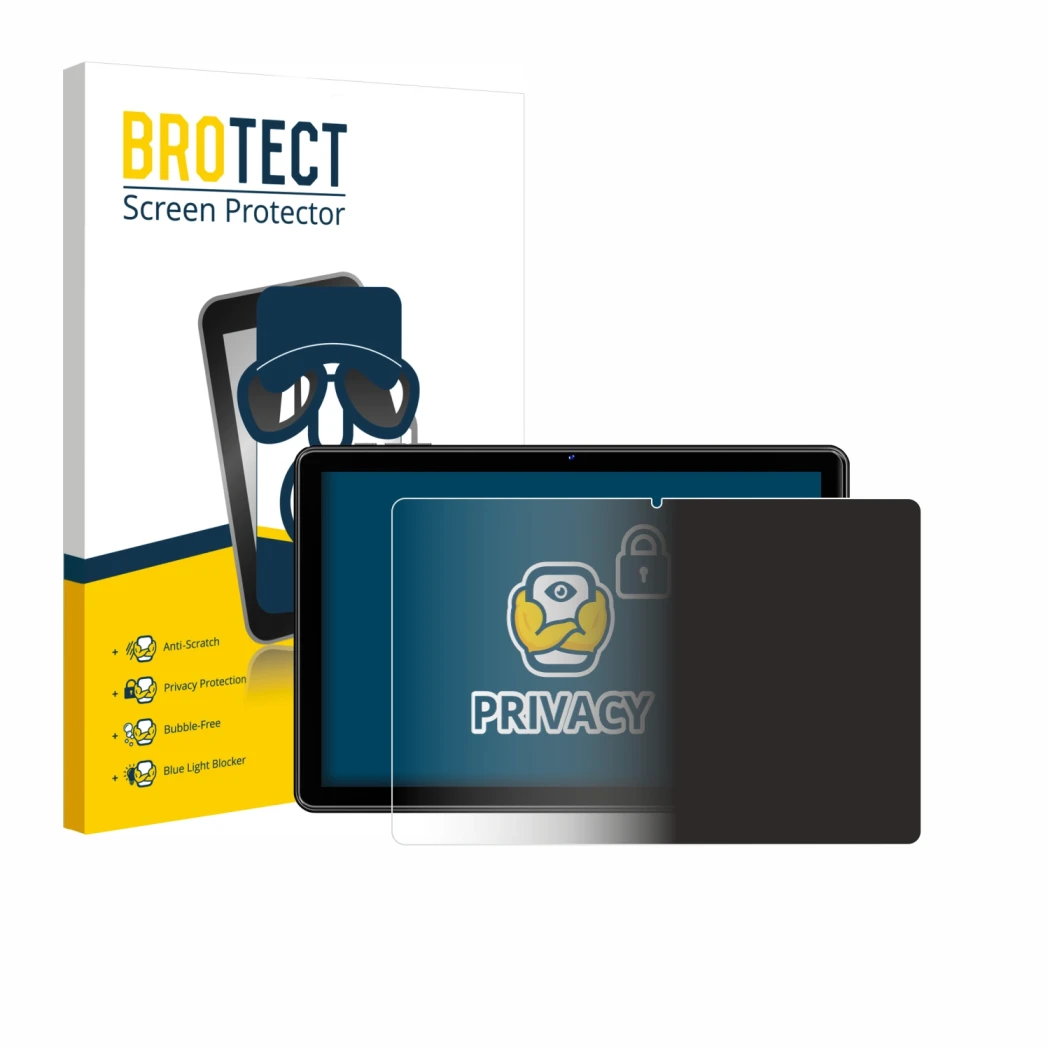 Parte frontale di una confezione del prodotto con il logo del marchio BROTECT. Accanto è raffigurato il dispositivo Hasskya K3