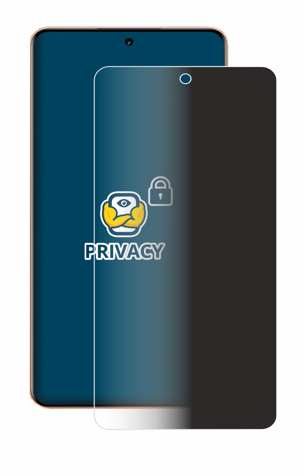 Immagine del dispositivo realme P4 Pro 5G con un'ampia varietà di protezioni per lo schermo.