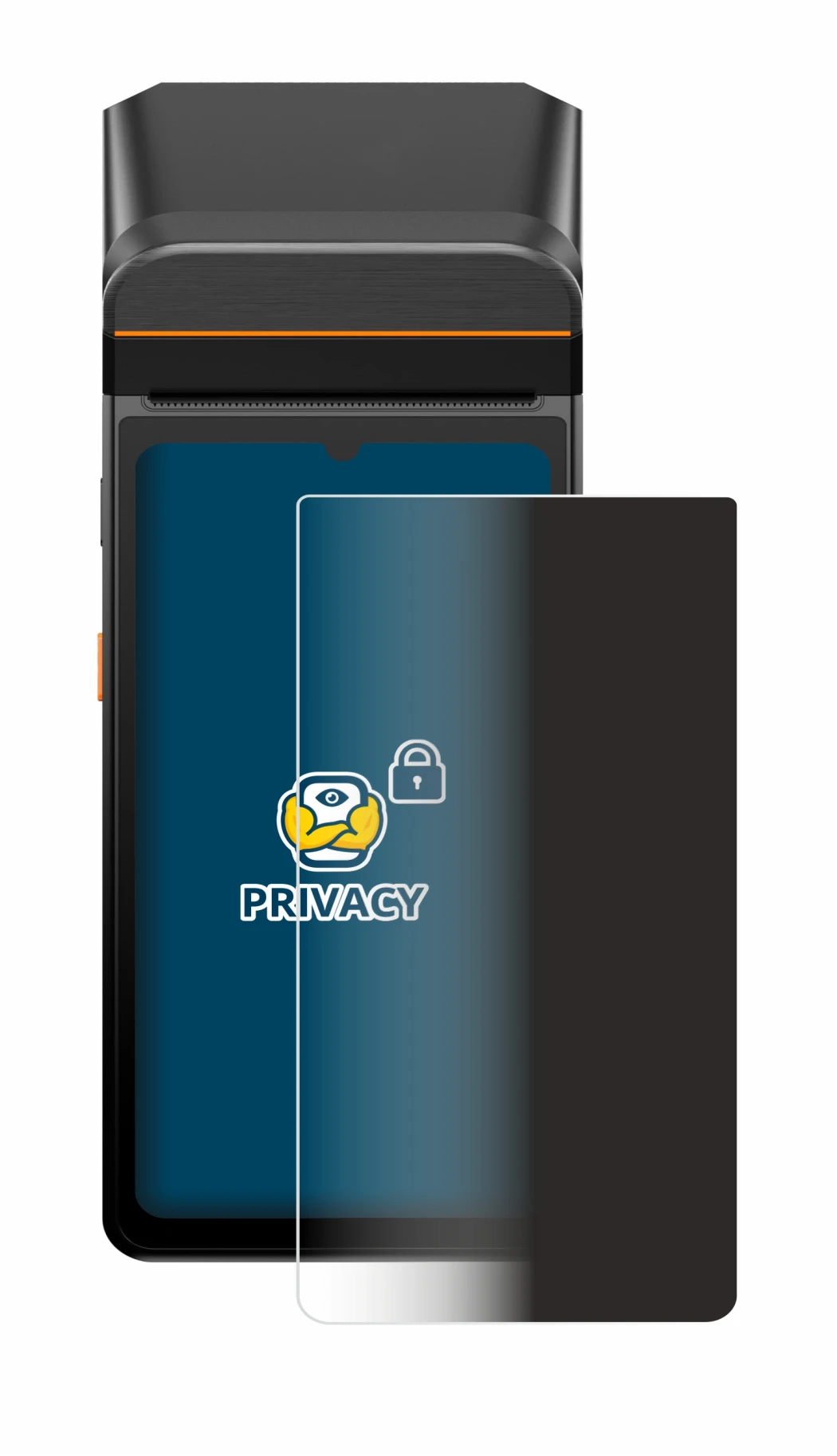 Immagine del dispositivo Sunmi V3 A13 con un'ampia varietà di protezioni per lo schermo.