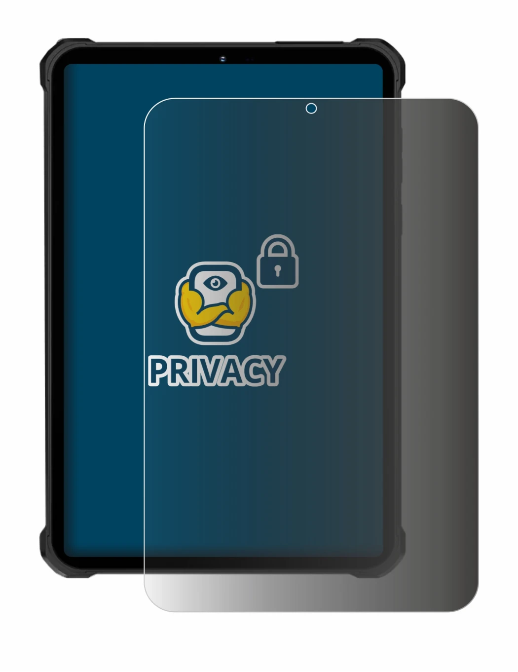 Immagine del dispositivo Oukitel RT11 con un'ampia varietà di protezioni per lo schermo.