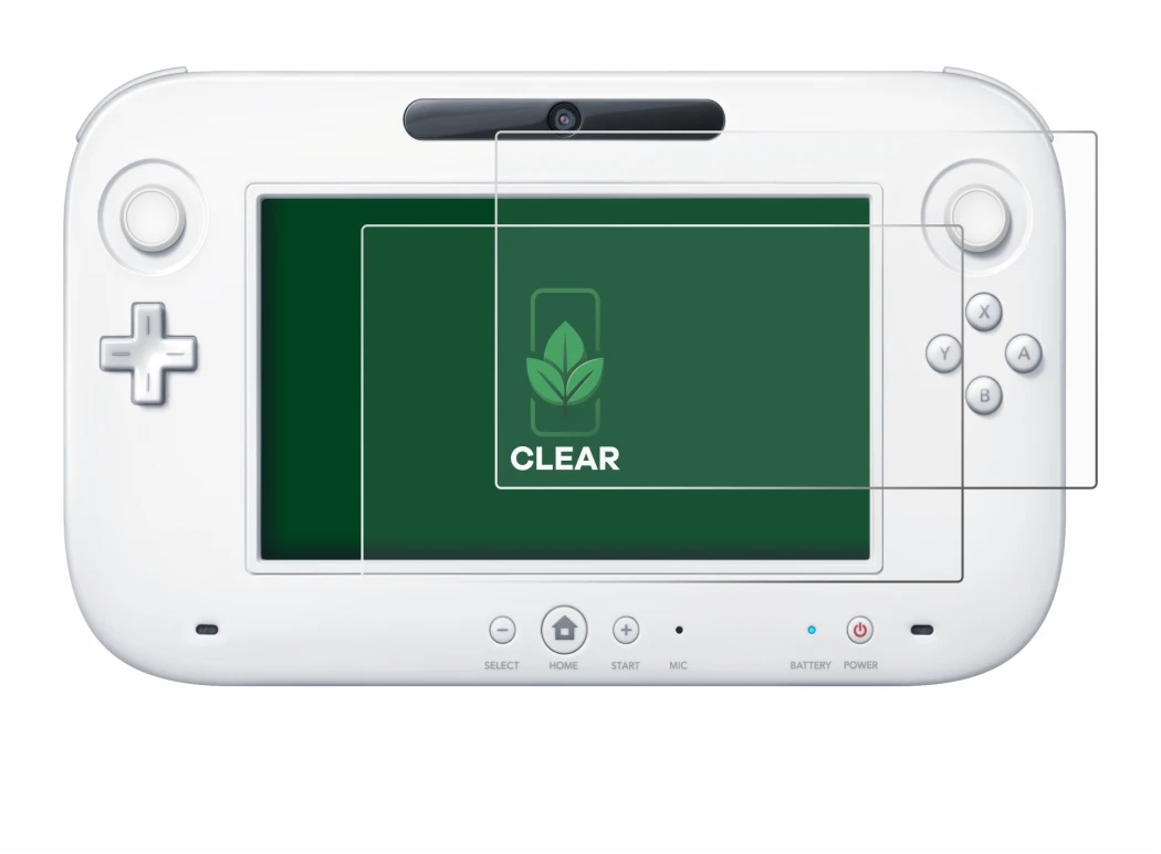 Immagine del dispositivo Nintendo Wii U GamePad (Controller) con un'ampia varietà di protezioni per lo schermo.