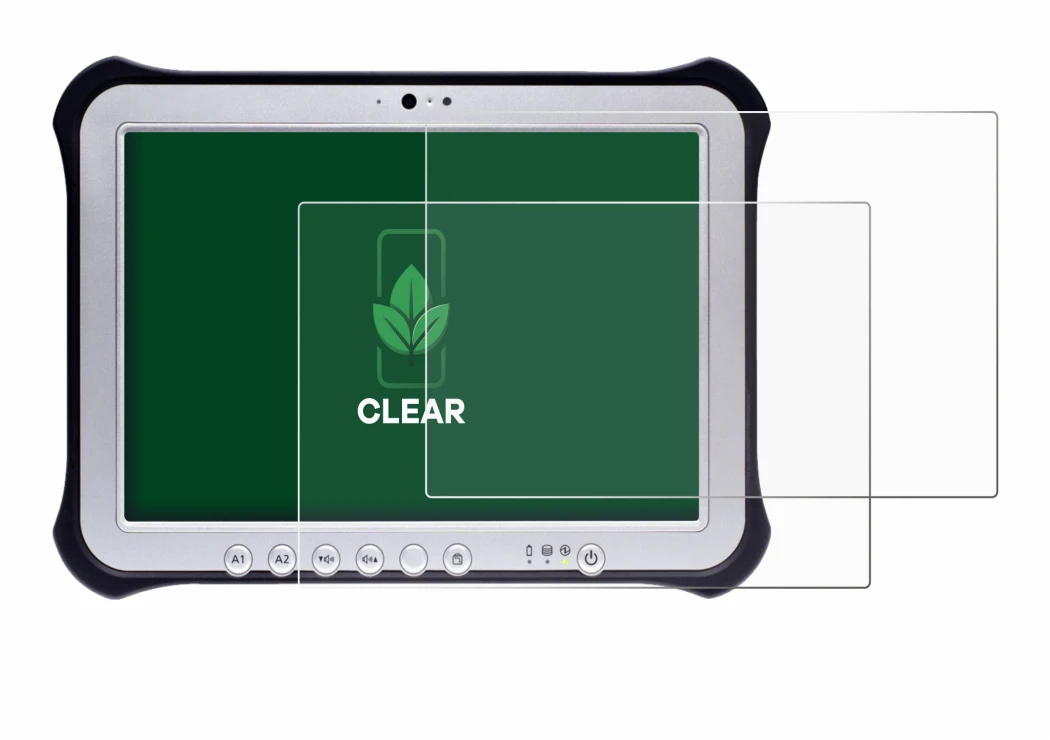 Immagine del dispositivo Panasonic Toughpad FZ-G1 con un'ampia varietà di protezioni per lo schermo.