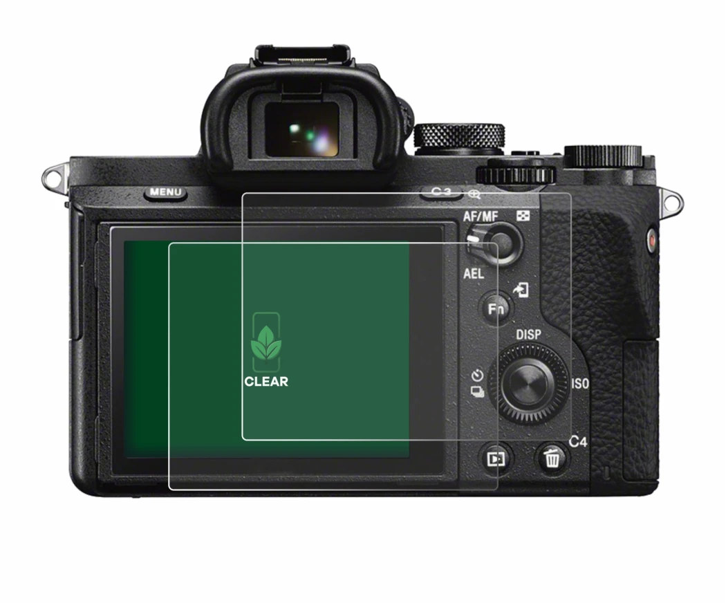 Immagine del dispositivo Sony Alpha 7 II (ILCE-7M2) con un'ampia varietà di protezioni per lo schermo.