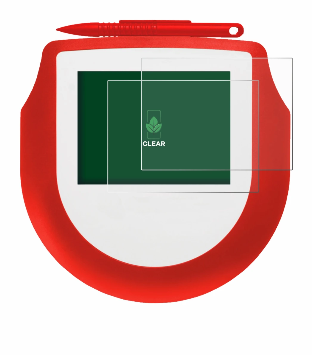 Immagine del dispositivo Signotec Signature Pad Omega con un'ampia varietà di protezioni per lo schermo.