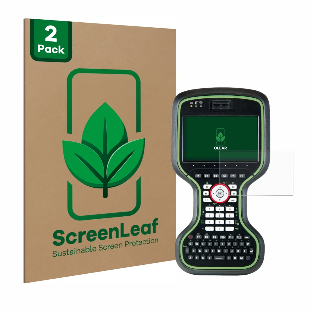 Parte frontale di una confezione del prodotto con il logo del marchio ScreenLeaf. Accanto è raffigurato il dispositivo Leica C