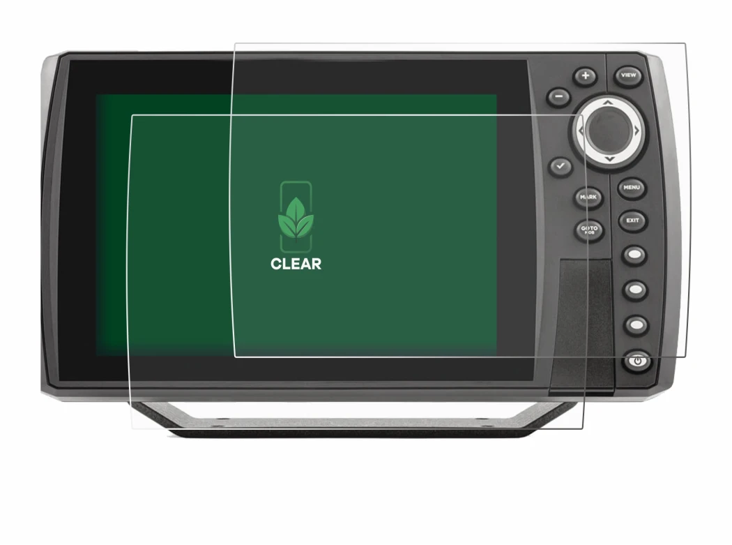 Immagine del dispositivo Humminbird Helix 7 con un'ampia varietà di protezioni per lo schermo.