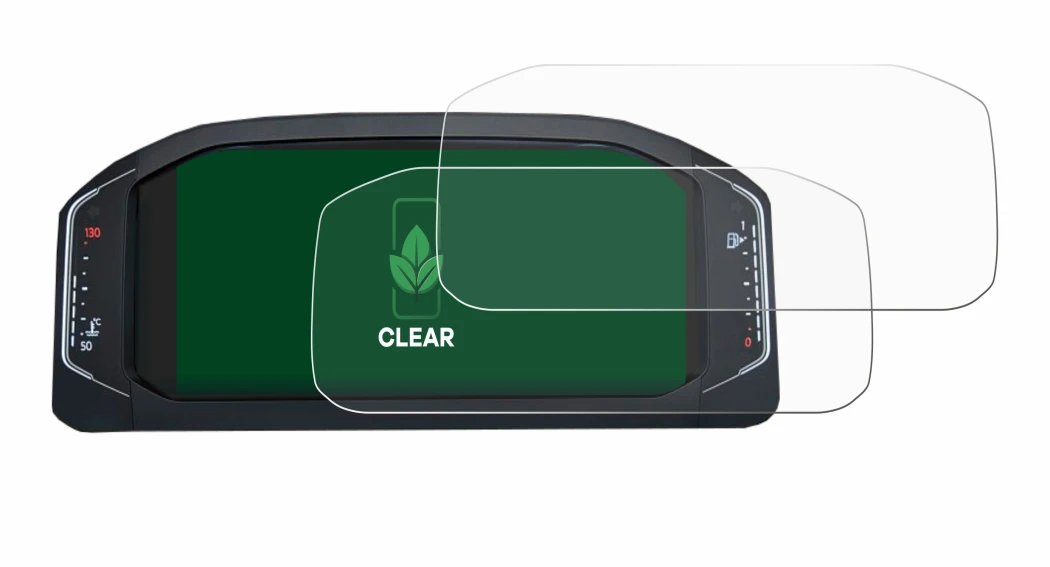 Immagine del dispositivo Volkswagen Active Info Display T-Roc con un'ampia varietà di protezioni per lo schermo.