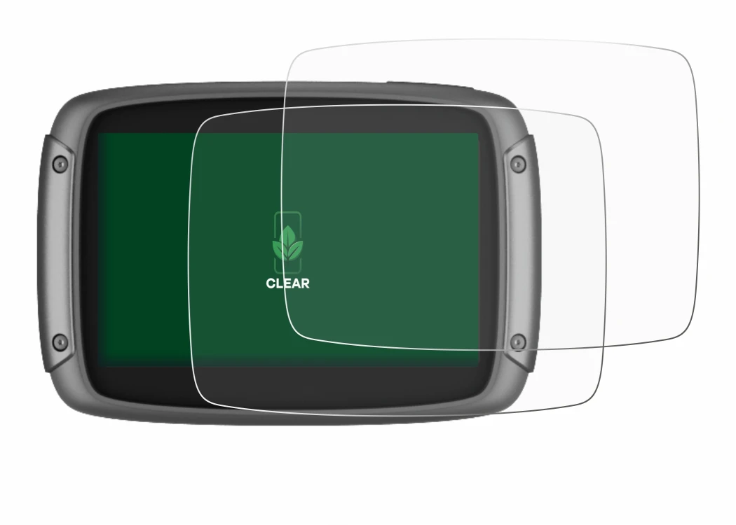 Immagine del dispositivo TomTom Rider 550 con un'ampia varietà di protezioni per lo schermo.