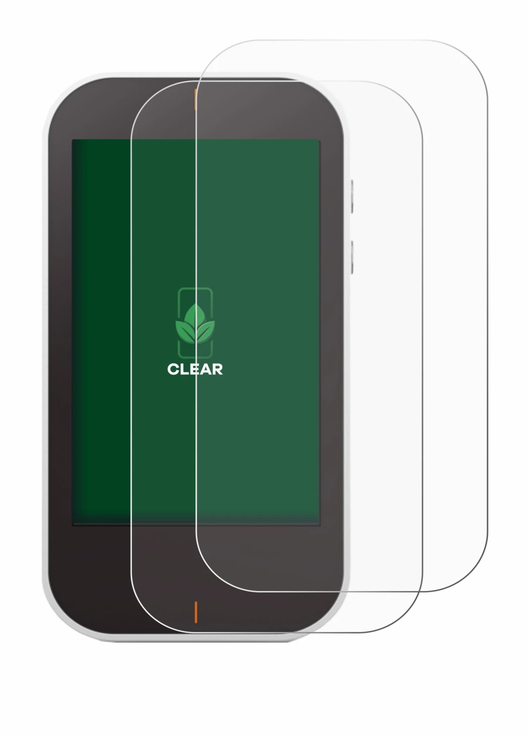 Immagine del dispositivo Garmin Approach G80 con un'ampia varietà di protezioni per lo schermo.