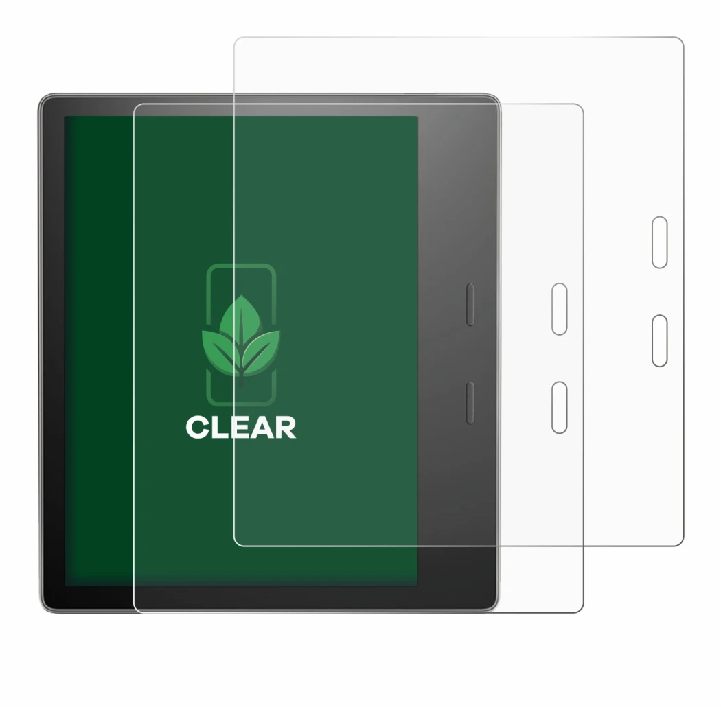 Immagine del dispositivo Amazon Kindle Oasis 2019 (10a Gen.) con un'ampia varietà di protezioni per lo schermo.