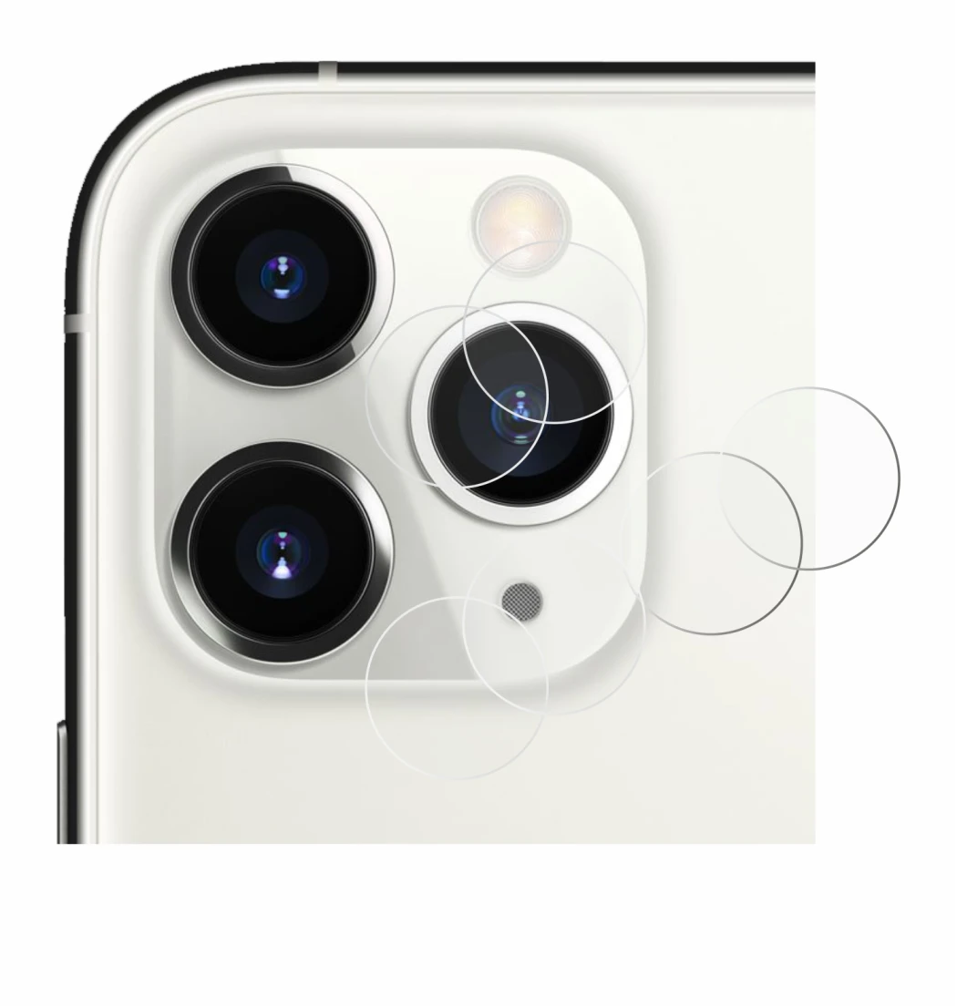 Immagine del dispositivo Apple iPhone 11 Pro (SOLO Fotocamera) con un'ampia varietà di protezioni per lo schermo.