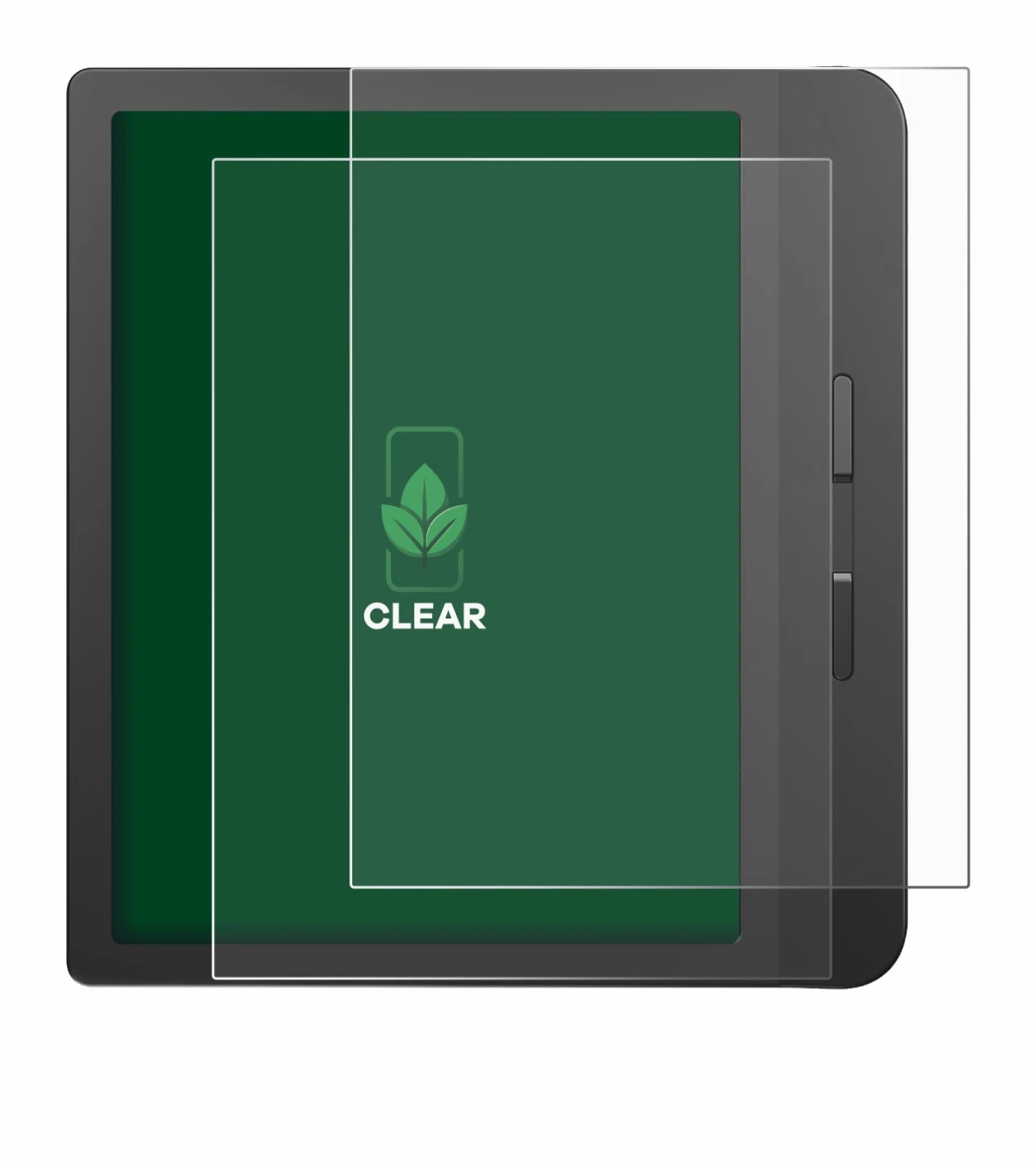Immagine del dispositivo Tolino Vision 5 con un'ampia varietà di protezioni per lo schermo.