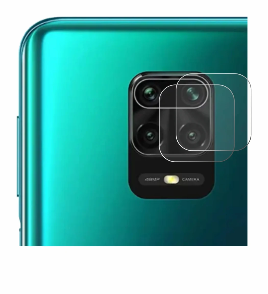 Immagine del dispositivo Xiaomi Redmi Note 9S (SOLO Fotocamera) con un'ampia varietà di protezioni per lo schermo.
