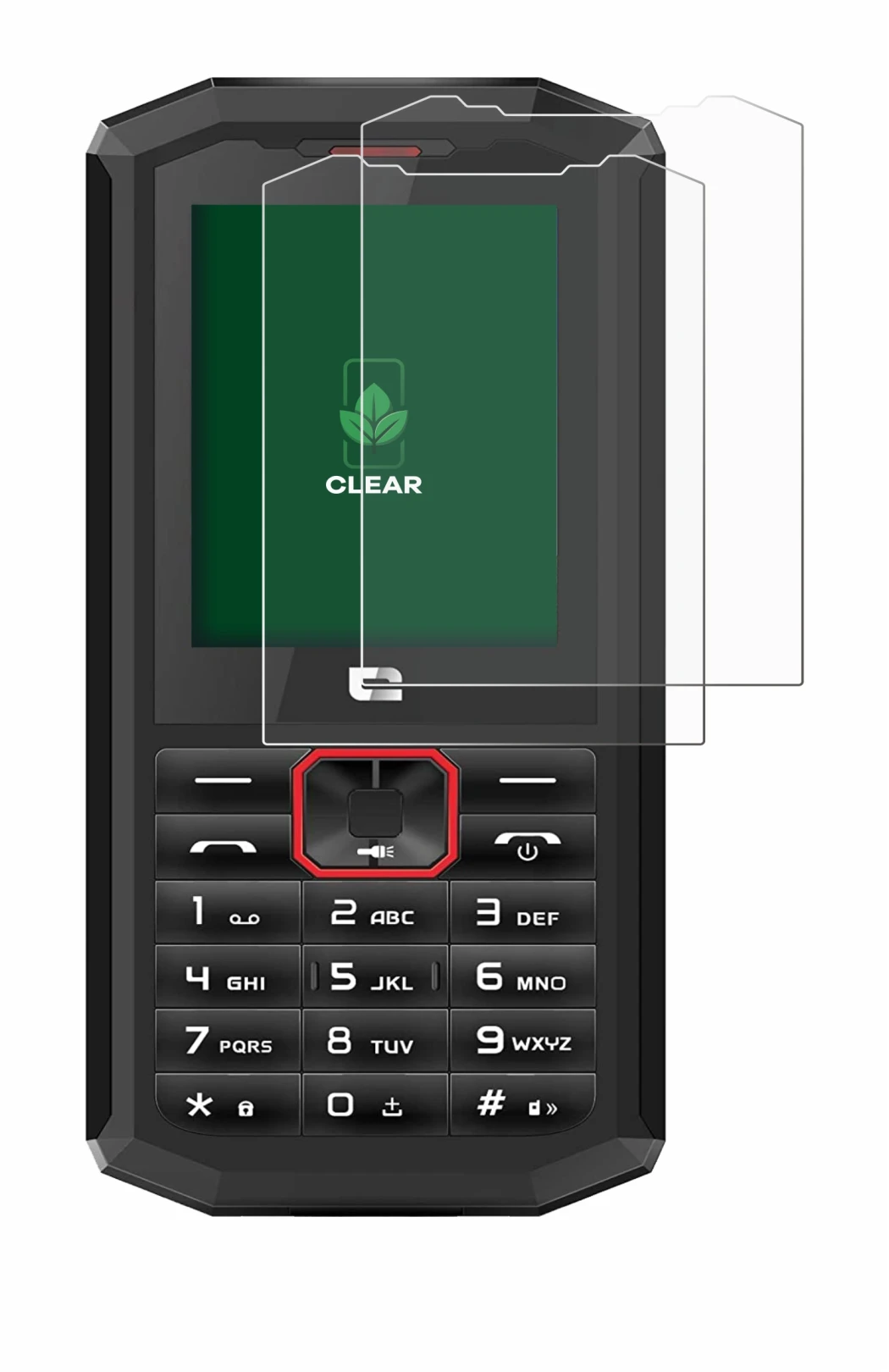 Immagine del dispositivo Crosscall Spider X5 con un'ampia varietà di protezioni per lo schermo.