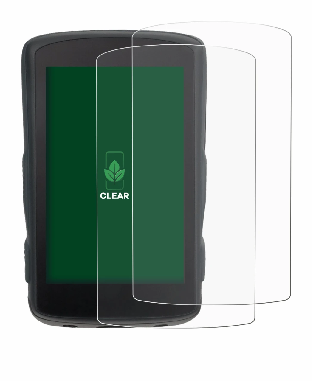 Immagine del dispositivo Hammerhead Karoo 2 con un'ampia varietà di protezioni per lo schermo.