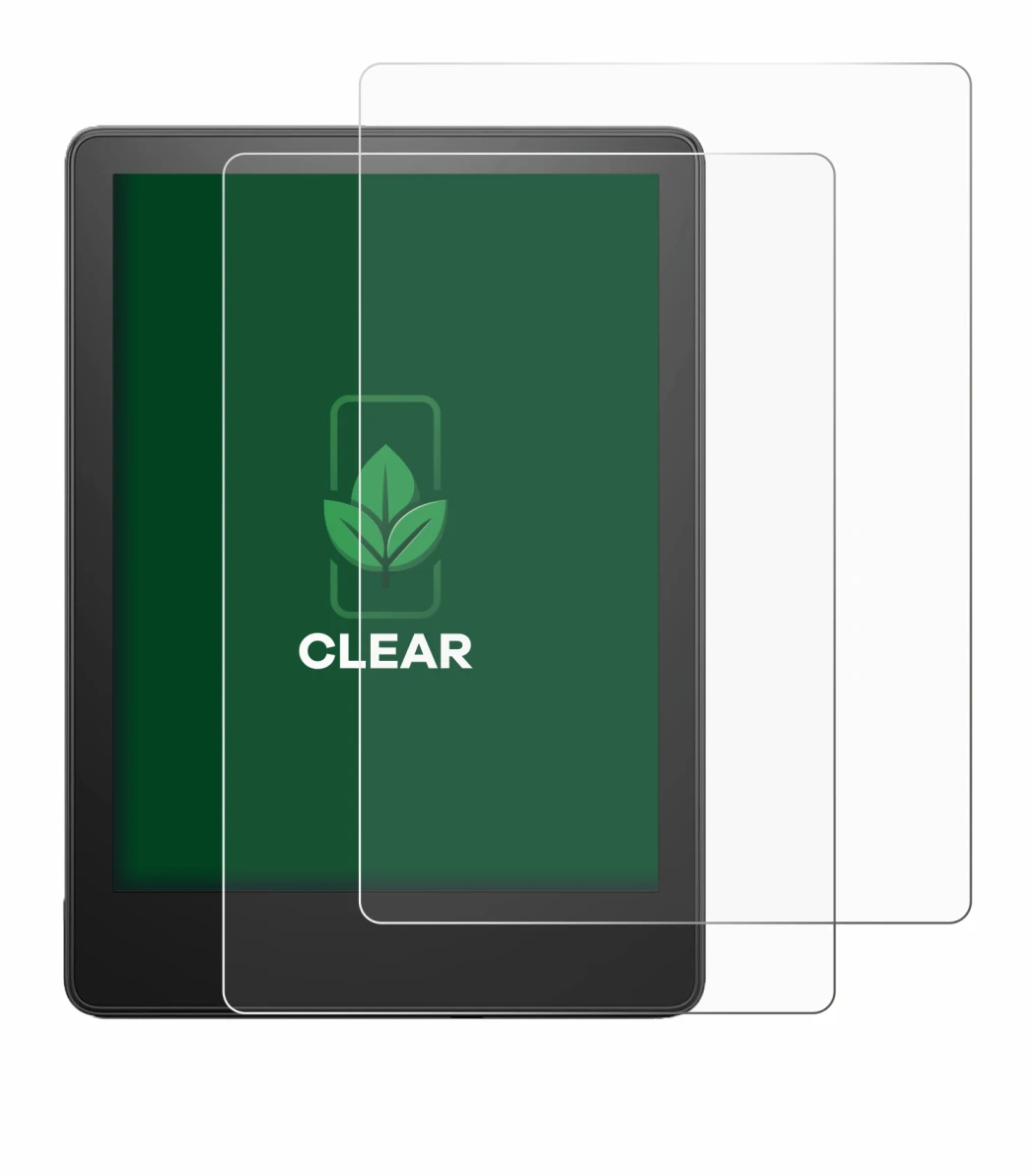 Immagine del dispositivo Amazon Kindle Paperwhite 2021 (11a Gen.) con un'ampia varietà di protezioni per lo schermo.