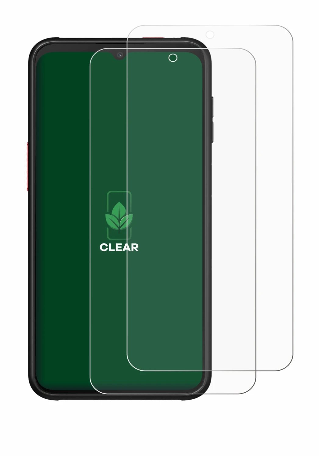 Immagine del dispositivo Samsung Galaxy Xcover 6 Pro con un'ampia varietà di protezioni per lo schermo.