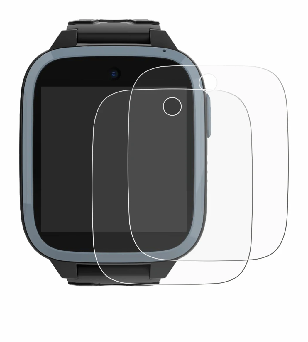 Immagine del dispositivo Xplora XGO3 (1a Gen.) con un'ampia varietà di protezioni per lo schermo.