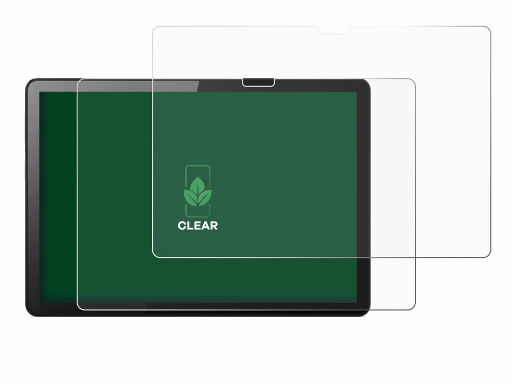 Immagine del dispositivo Lenovo Tab M10 (3a Gen.) con un'ampia varietà di protezioni per lo schermo.