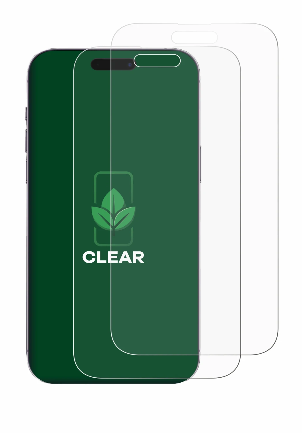 Immagine del dispositivo Apple iPhone 14 Pro Max con un'ampia varietà di protezioni per lo schermo.