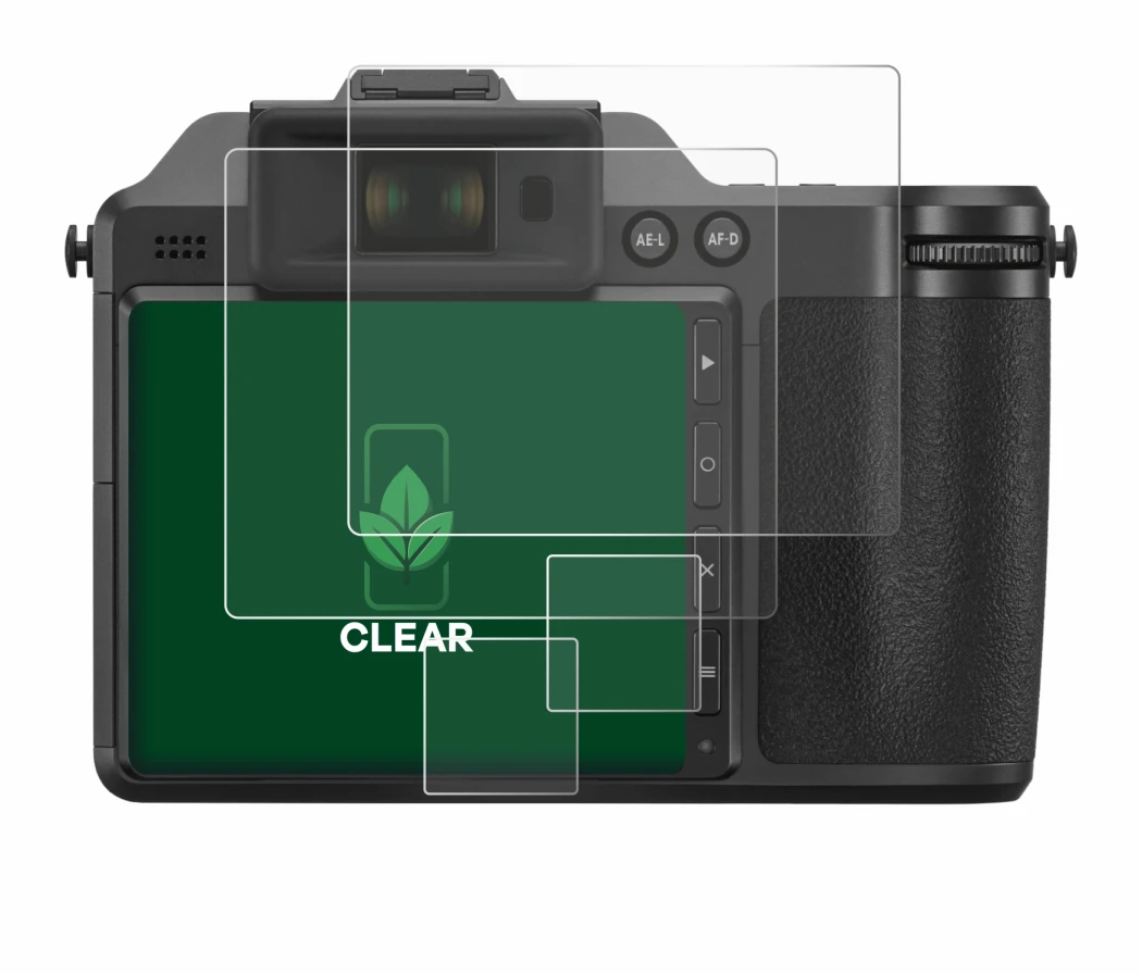 Immagine del dispositivo Hasselblad X2D 100C con un'ampia varietà di protezioni per lo schermo.