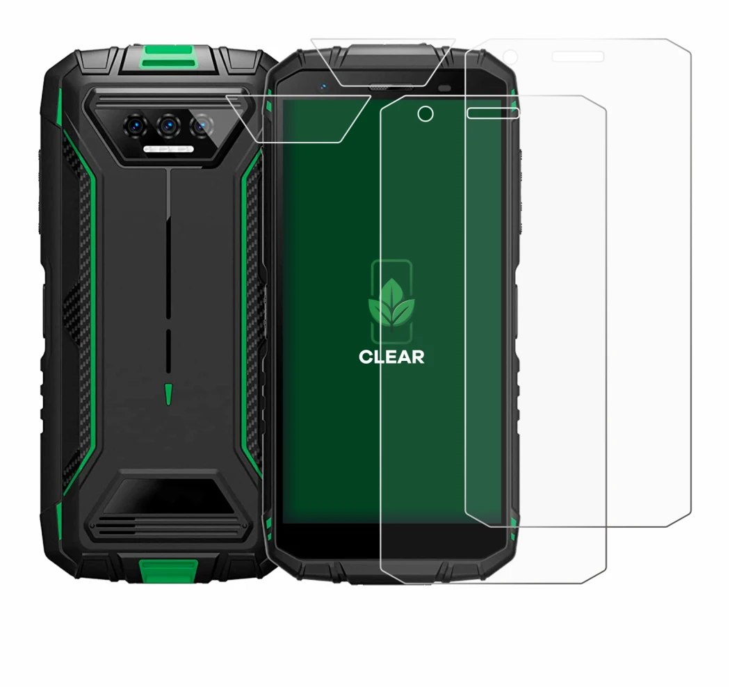 Immagine del dispositivo Doogee S41 Pro (Fronte+Fotocamera) con un'ampia varietà di protezioni per lo schermo.