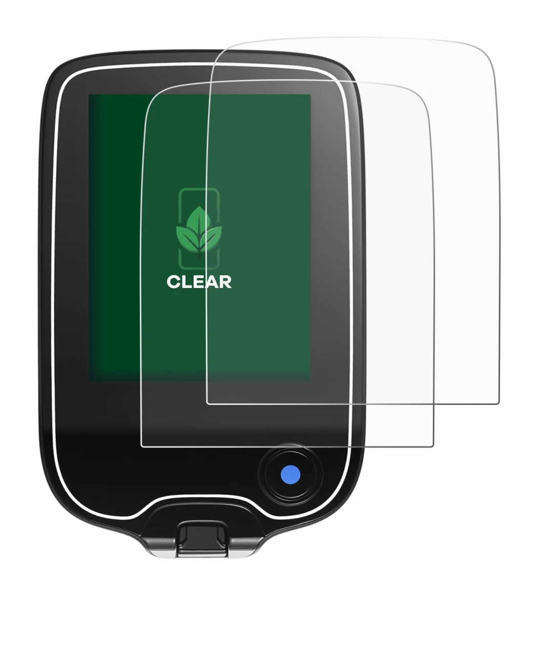 Immagine del dispositivo Freestyle Libre 3 con un'ampia varietà di protezioni per lo schermo.