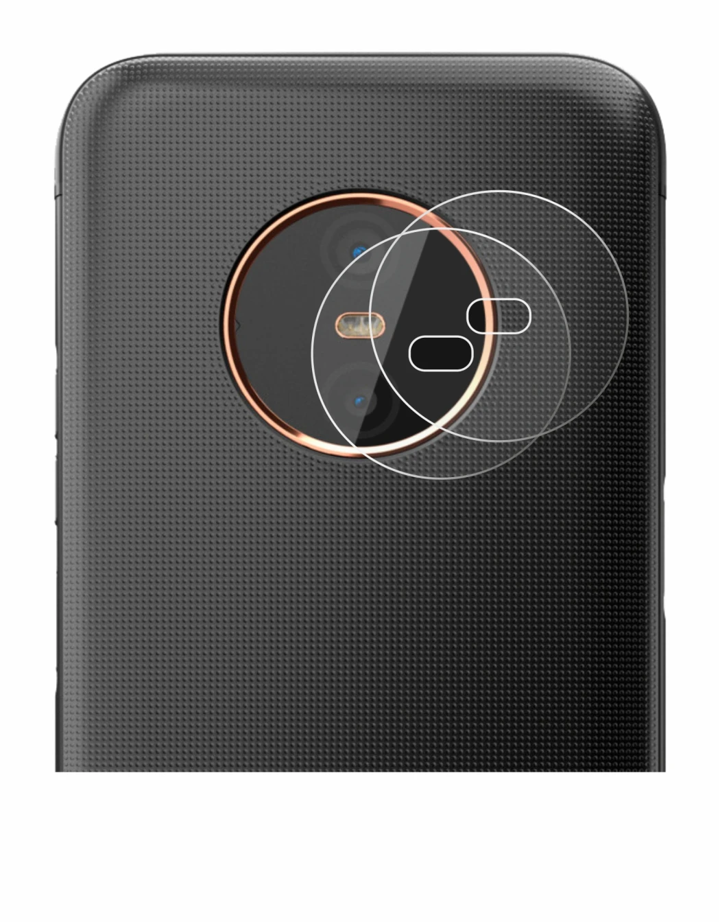 Immagine del dispositivo Gigaset GX6 (SOLO Fotocamera) con un'ampia varietà di protezioni per lo schermo.