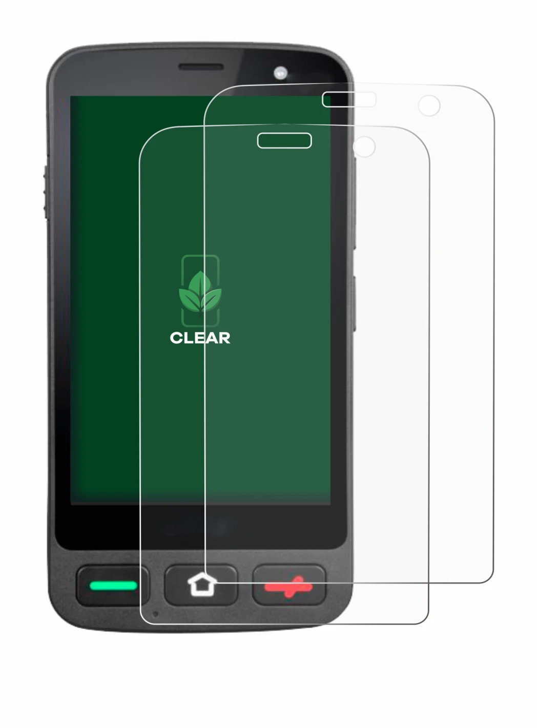 Immagine del dispositivo Brondi Amico Pocket con un'ampia varietà di protezioni per lo schermo.